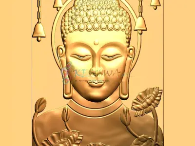 buddha wall 3D print model
