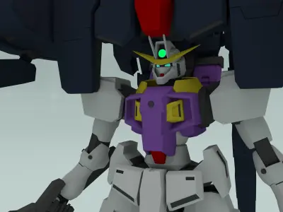 CB-002 Raphael Gundam 3D model