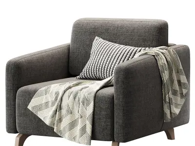 Lieri Mini Armchair-bed 3D model