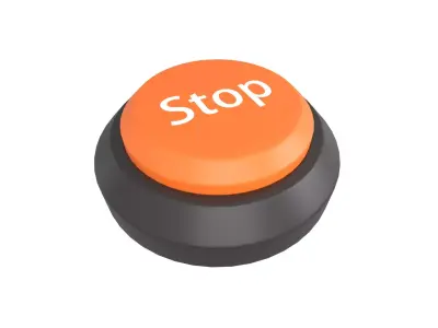 Start Button V1 009 Low-poly 3D model