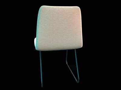 Dining chair  Low-poly 3D model