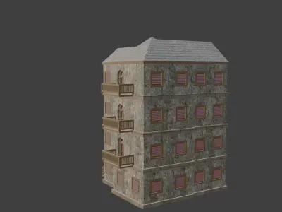 House Model 22 Low-poly 3D model