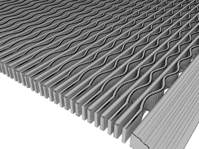 Rovamatto Apollo original Extra Strong grid carpet 3D model