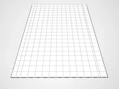 Contemporary Carpet - Rug 09 Low-poly 3D model