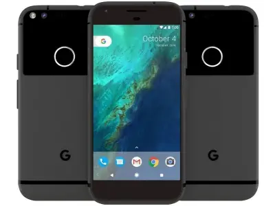Google Pixel Quite Black 3D model