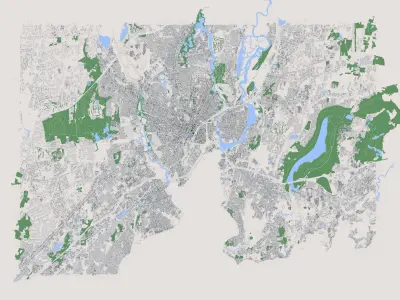 New Haven City Connecticut 3D model