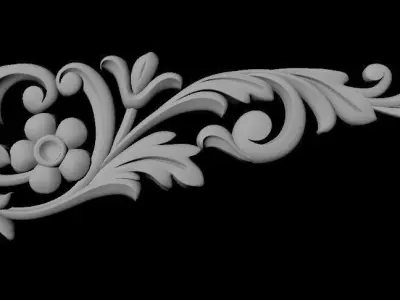 dekor ornamental design 3D model