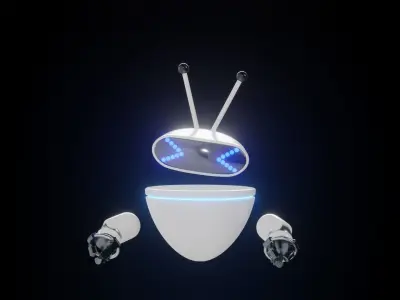 3D ChatBot robot 3D model