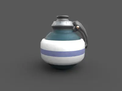 Sci-Fi Grenades Pack Low-poly  Low-poly 3D model