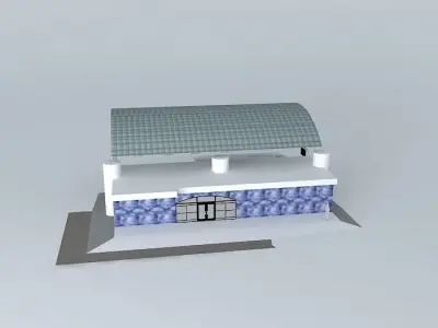 BRT Terminal Free 3D model