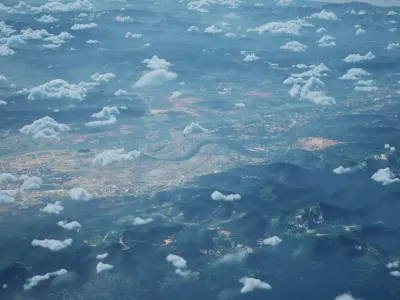 Heyuan China City Landscape 3D Model 3D model