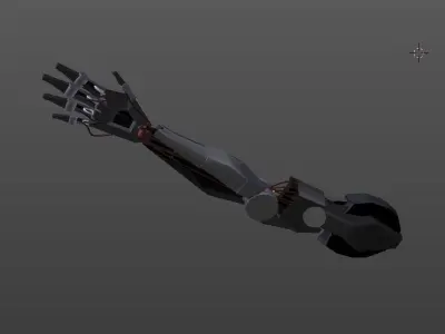 Robot Low Poly Arm Low-poly 3D model