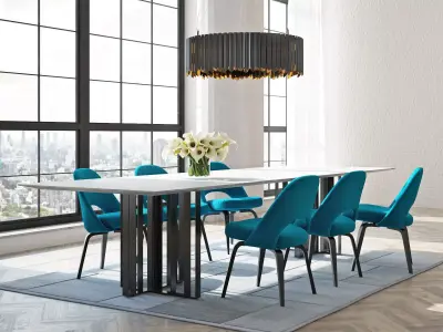 Dining Set 134 3D model