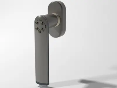 Door Handle with number pad 3D model