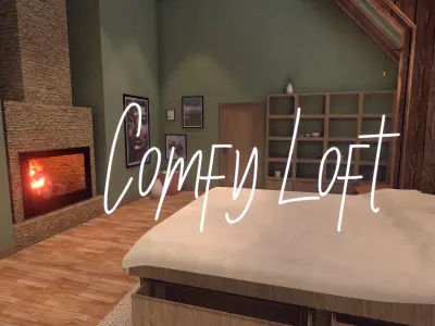 Comfy Loft Low-poly 3D model