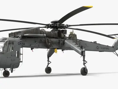 Sikorsky CH-54 Tarhe Helicopter 
