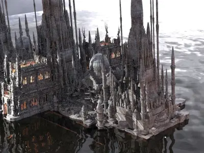 Mansion palace 3D model