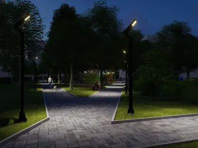 3D model of the square 3D model