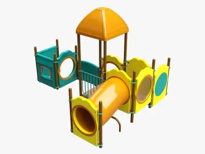 Small playground objects 3D model