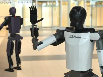  Kepler Humanoid Robot Waving Hand 