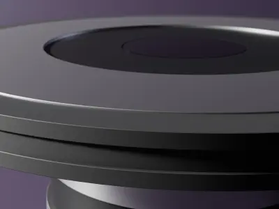 WaveRider Lounge Table 3D model