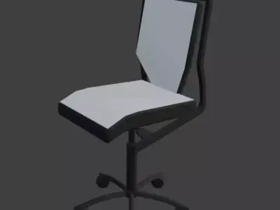 Low Poly Lab Chair 3D Model Low-poly 3D model