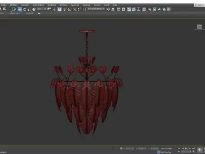 FELICIA chandelier Low-poly 3D model