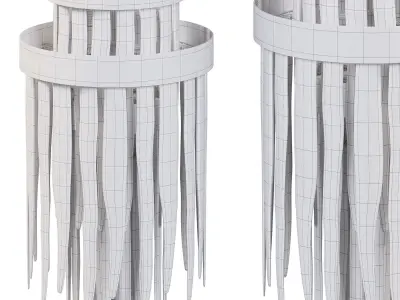 babel floor lamp by luxdeco 3D model