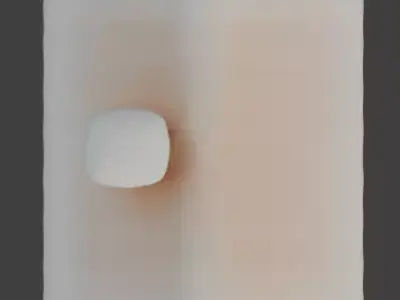 Cozy Winter Christmas Log Cabin 3D Model Low-poly 3D model