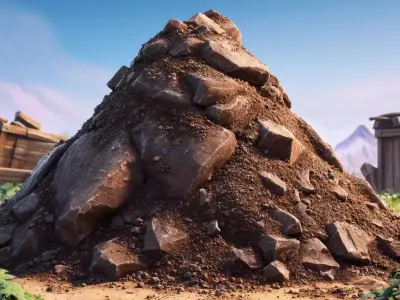 Stylized Dirt Piles 3D model
