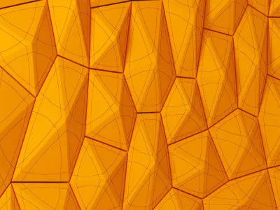 Panel decor tile 3D model