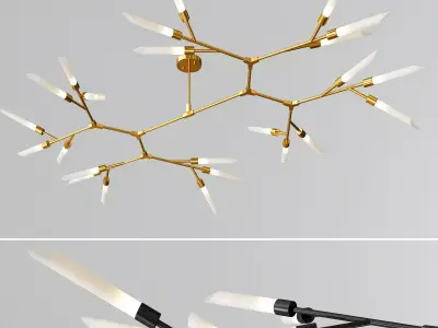 Post Modern Rotatable Branch 3D model