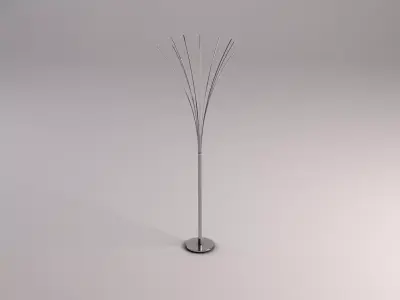 FLOOR LAMP---Multi branch-12 3D model