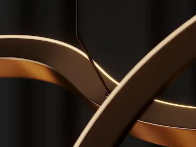 Unity Linear Pendant by Et2 3D model