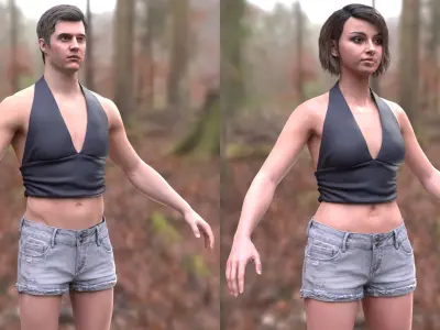  Man and Woman in Summer 8 