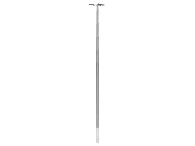 Concrete Lamp Post - Light Pole - Light Post - Street Light 03 3D model