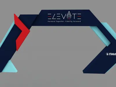 ENTRY ARCH GATE 3D model