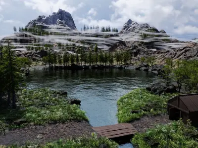 Scene Landscape 3D model