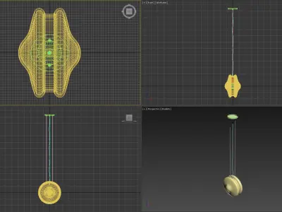 Bomma Orbital pendant 3D model
