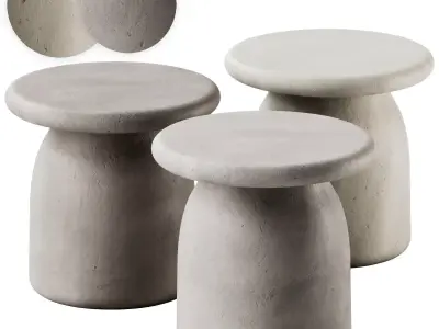 URBI et ORBI SUNDTAN Round Coffee Table 3D model