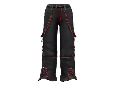 Tripp Pants For Women Low-poly 3D model
