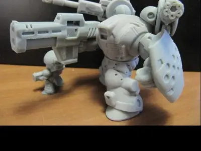 CHIBI-TECH SD - POSEIDON CORE  3D print model