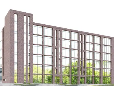 Building 06 3D model purchase