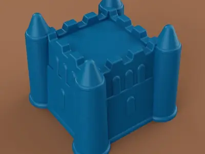 Sandcastle Mould 3D print model