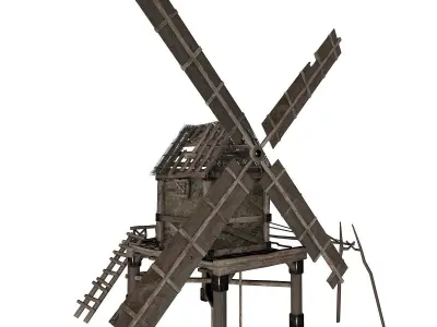 Old Windmill 3D model buy