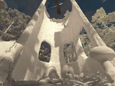 dragon nest Free low-poly 3D model