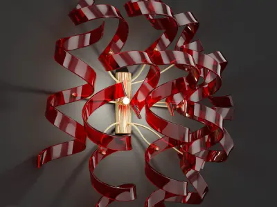 Wall light Astro MetalLux 9 pieces 3D model