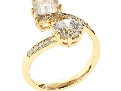 Engagement Fancy Ring 3D print model purchase