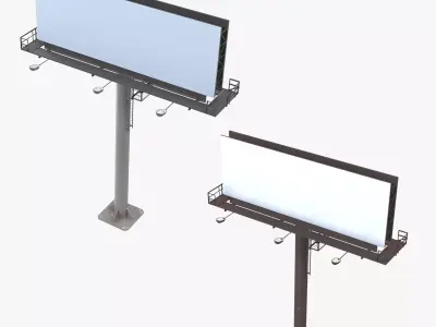 Billboard 1 Collection 3D Model Pack