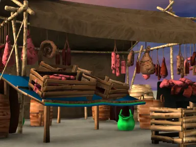MEAT SHOP 3D model